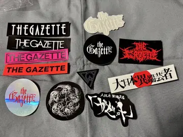 the GazettE 스티커와 DVD