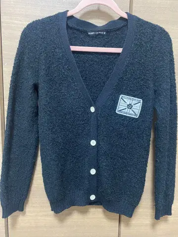 MARY QUANT 블랙 가디건