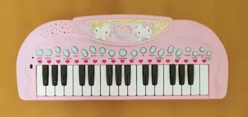[새상품급] 헬로키티 전자 키보드 HELLO KITTY 핑크 산리오