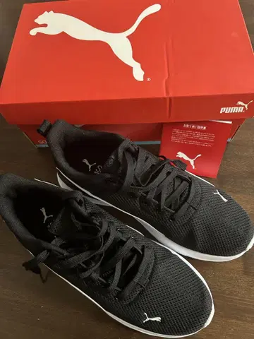 PUMA SOFTFOAM+ 블랙 스니커즈 27.0
