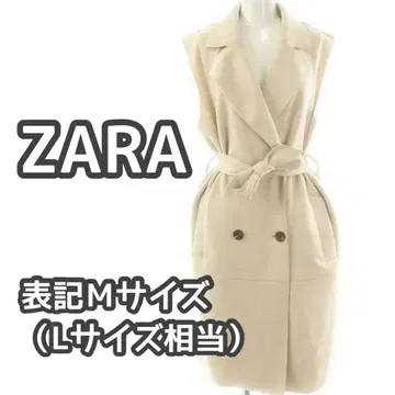 [ 새상품급 ] ZARA 롱베스트 스웨이드 M