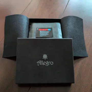 Allegro 이단 접이식 지갑 가죽