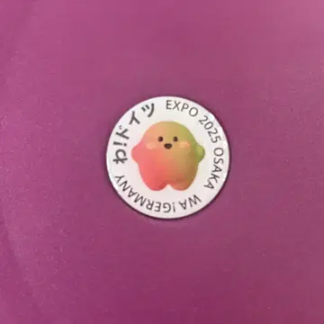 만박 서큘러 핀 배지 독일
