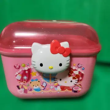 헬로키티 수납 박스 핑크