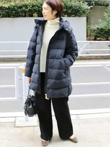 IENA A라인 다운 코트