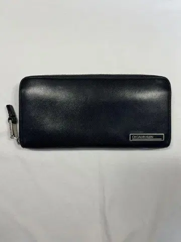 CALVIN KLEIN 블랙 장지갑