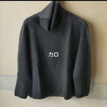 조기 할인 인기 브랜드 카로 루즈핏 옷깃 다크 그레이 모 100% 스웨터