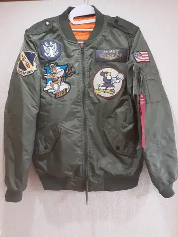 334TH FS MA-1 자켓 올리브 그린