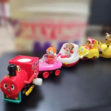 호빵맨 기차 캡슐 토이 5체 세트