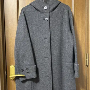 띠어리 럭스 캐시미어 혼방 후드 코트