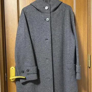 띠어리 럭스 캐시미어 혼방 후드 코트