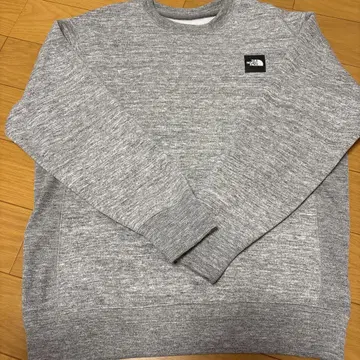 THE NORTH FACE 그레이 맨투맨 속기모
