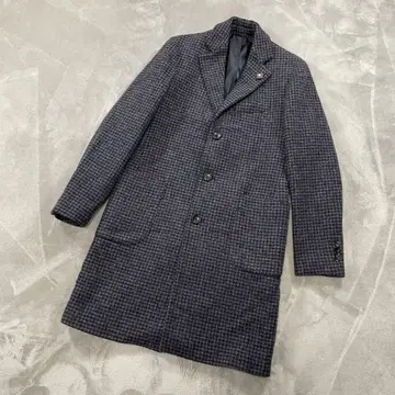 라르디니 DAIZ 체스터 코트 하운드투스 네이비/그레이 48