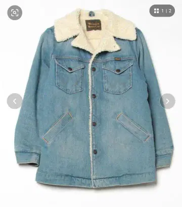 Wrangler/랭글러 WRANGE COAT 보아 안감 데님 런치 코트