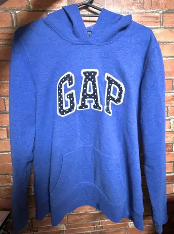 GAP 후드 부착 후드티 파랑