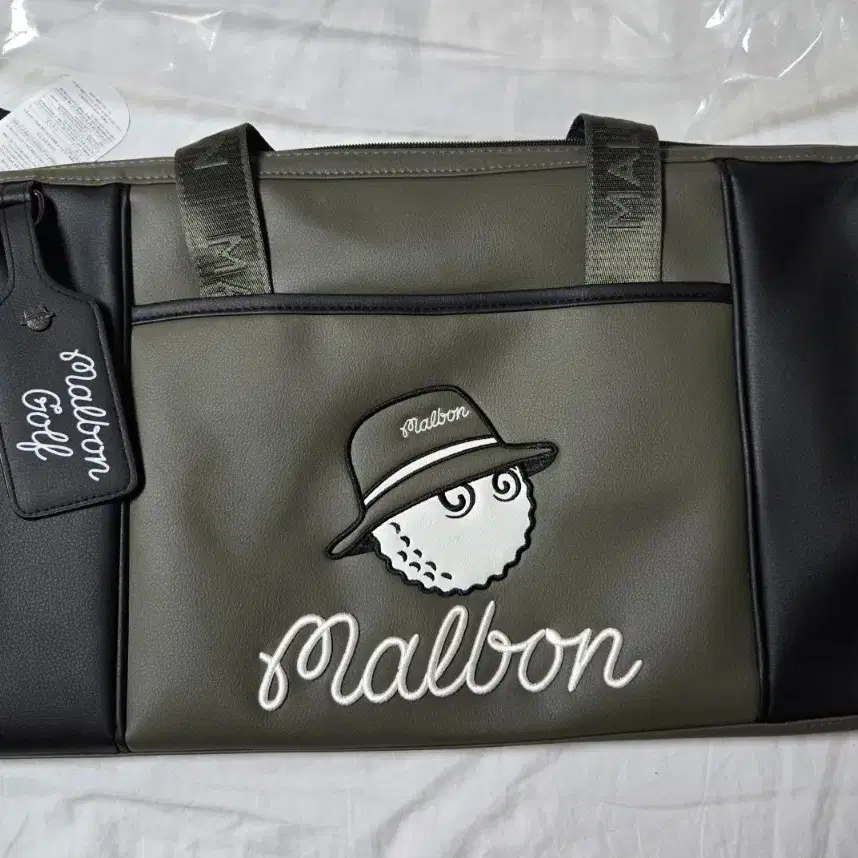 Malbon Golf Boston Bag Khaki New Product | Bunjang Global