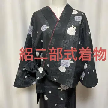 여름용(명주) 세탁 가능한 간편 착용 이부식 기모노