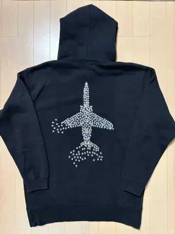 atmos 블랙 후드티 비행기