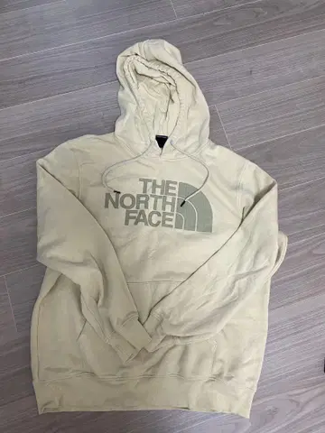 THE NORTH FACE 크림색 후드티 L 사이즈 남성용