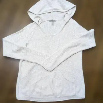 BANANA REPUBLIC 후드 부착 니트 후드티