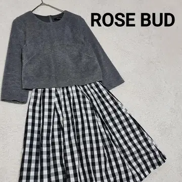 ROSE BUD 로즈버드 이소재 원피스 도킹 원피스 7부 소매