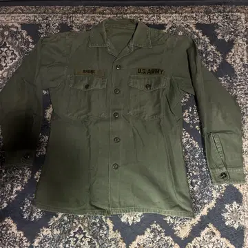 60s OG107 미군 유틸리티 셔츠