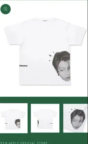 Mrs. GREEN APPLE 와카이 히로토 화이트 T셔츠