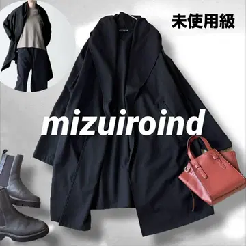 mizuiroind 미즈이로 인드 드레이프 가디건 블랙
