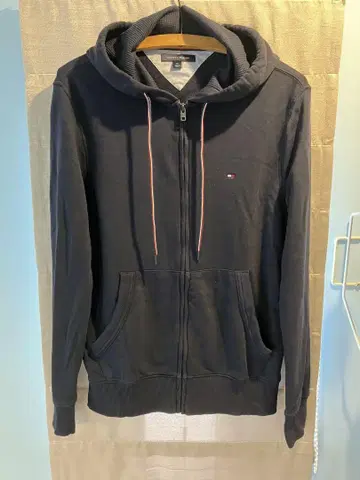 TOMMY HILFIGER 네이비 풀 집업 후드티 M