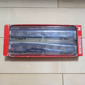 FLEISCHMANN 864702 N 게이지 SBB 침대차 2량 세트