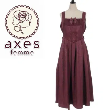 axes femme 클래시컬 오버롤 스커트 보르도