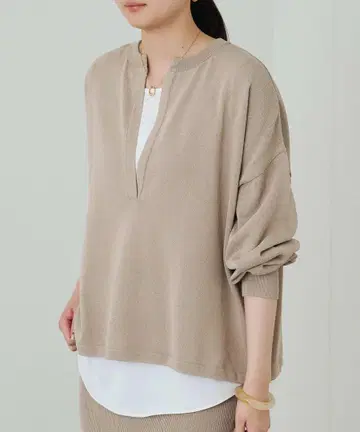 [ 새상품 ] Loungedress 와시텐지쿠 스키퍼 니트