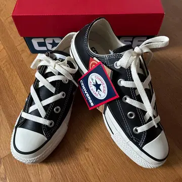 컨버스 올스타 가죽 로우컷 CONVERSE
