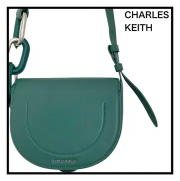 찰스앤키스 숄더백 그린 더스트백 포함 무지 여성용