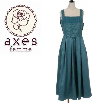 axes femme 클래시컬 오버롤 스커트 그린