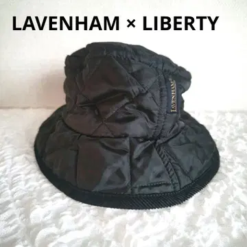 LAVENHAM x LIBERTY 퀼팅 플라워 리버서블 모자