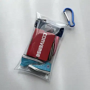 컨버스 팀탐 가챠 파우치 스카이블루