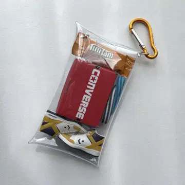 컨버스 팀탐 가챠 파우치 옐로우 컬러