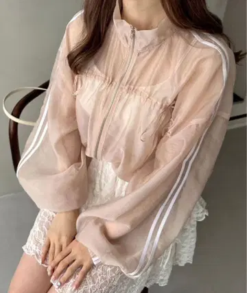 OLIVE des OLIVE 가슴 드로스트 라인 블루종