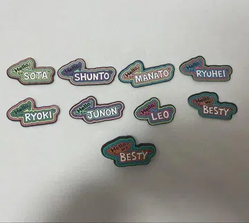 BMSG BE:FIRST Hello My BESTY 스티커 핀즈