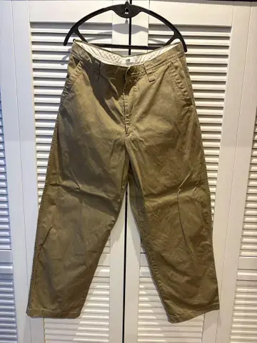 UNIQLO U 와이드 핏 치노 321-462842 34 BROWN