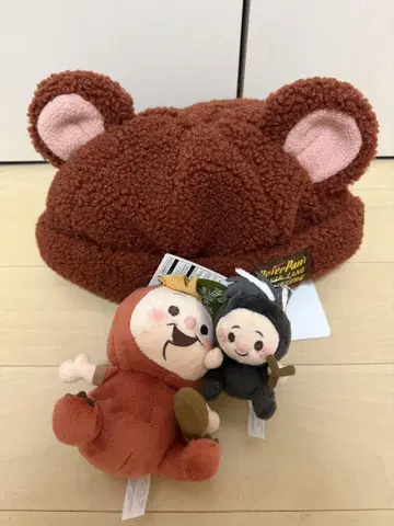 디즈니 씨 피터팬 캡 봉제 인형 참 2세트