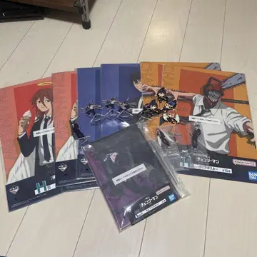 제일복권 체인소 맨 클리어 포스터 키링 아크릴 보드