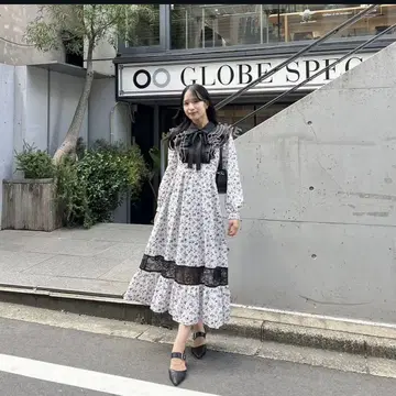 AnMILLE 레이스 절개 플라워 op