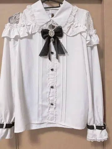 로지타 프릴 레이스 화이트 셔츠