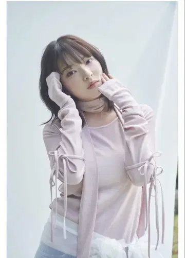 andequal ribbon sleeve tops pink