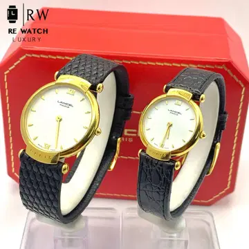 7-3645 Lancel DEP.8602 2개 세트 페어 워치 화이트
