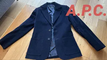 A.P.C. 코듀로이 테일러드 자켓 네이비 아페쎄 apc
