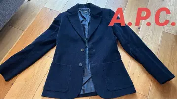 A.P.C. 코듀로이 테일러드 자켓 네이비 아페쎄 apc