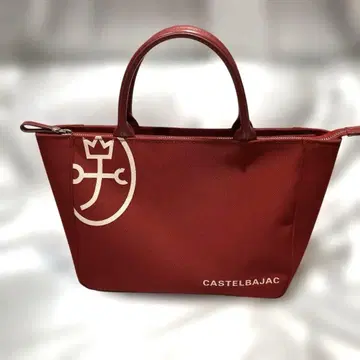 CASTELBAJAC 까스텔바작 빨간색 나일론 토트백